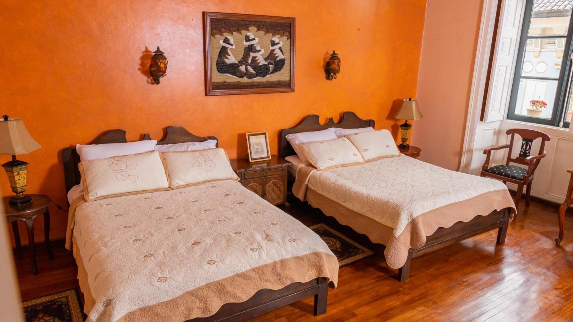 ホテル Casa Colonial キト エクステリア 写真